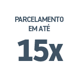 Parcelamento em até 15 vezes