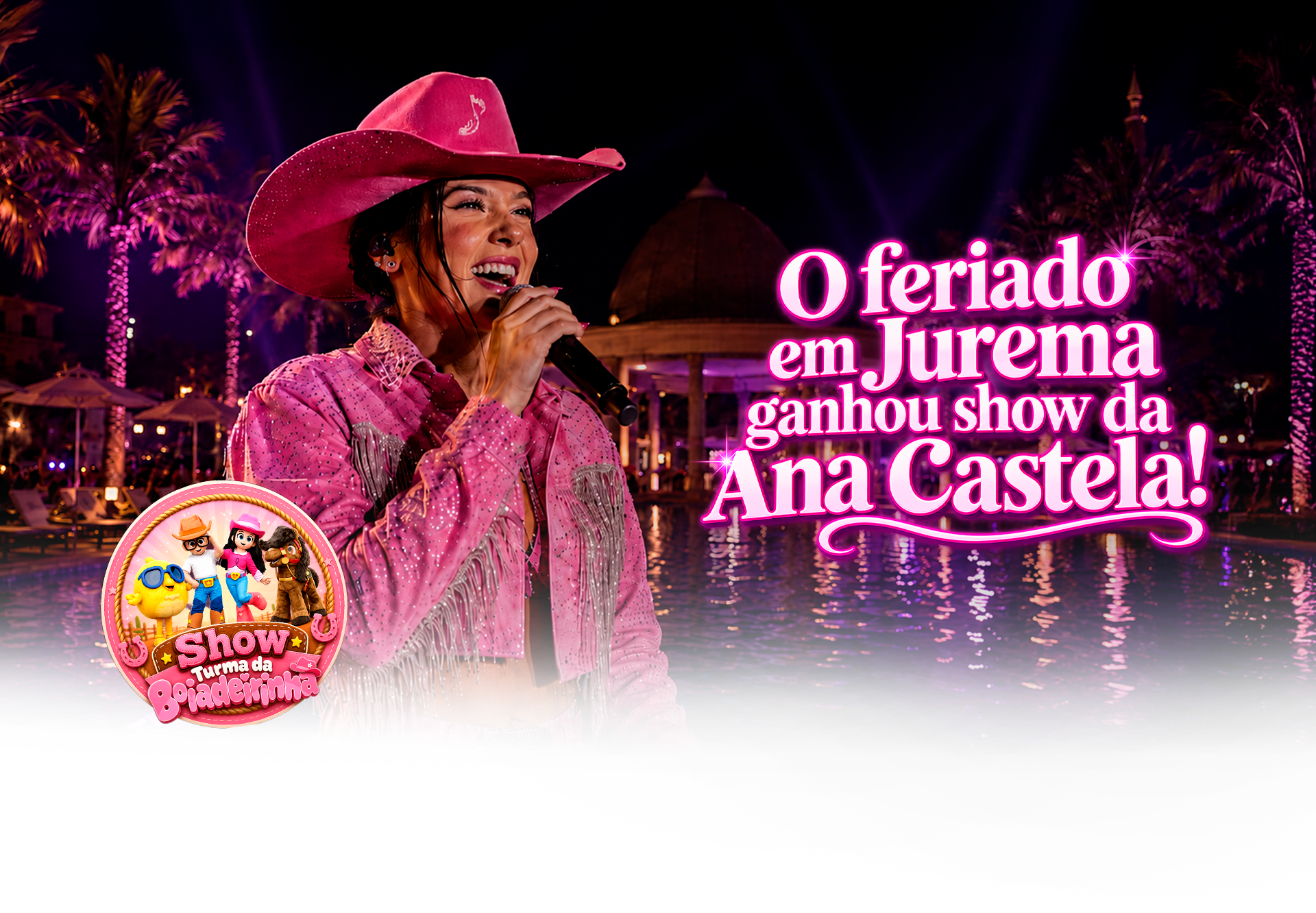 O feriado em Jurema ganhou show da Ana Castela!