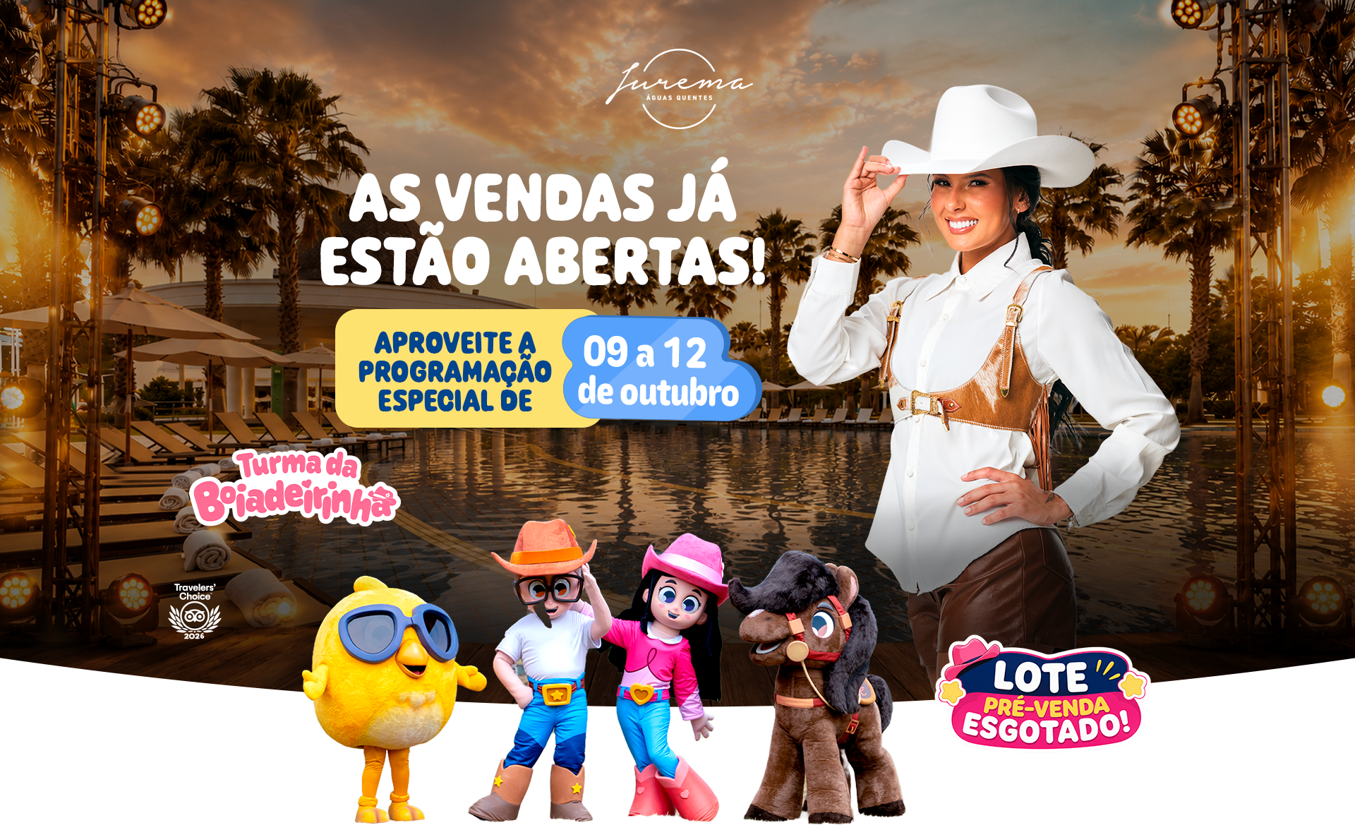 Jurema Águas Quentes - As vendas já estão abertas