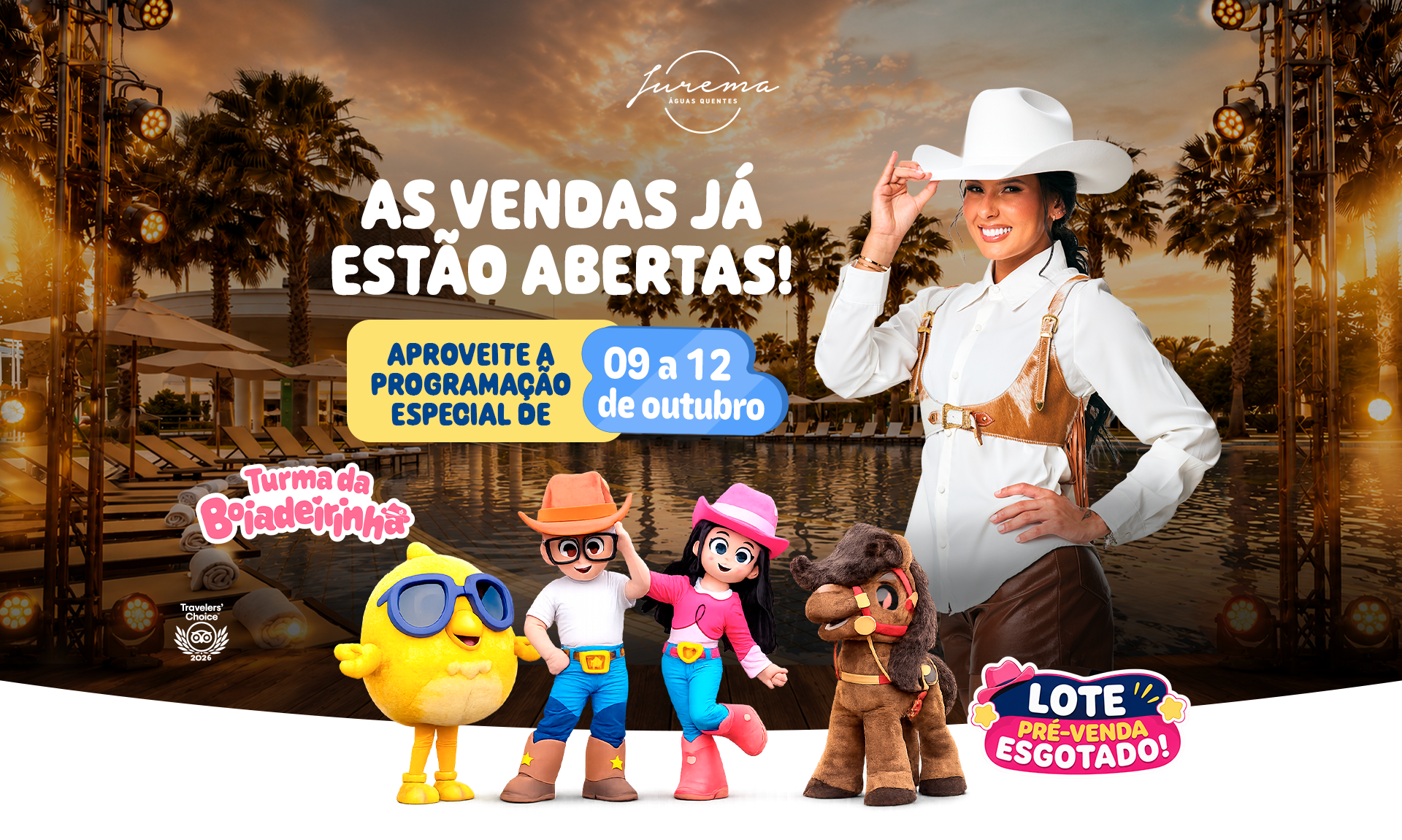 Jurema Águas Quentes - As vendas já estão abertas