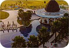 Jardins de Jurema - vista aérea da piscina