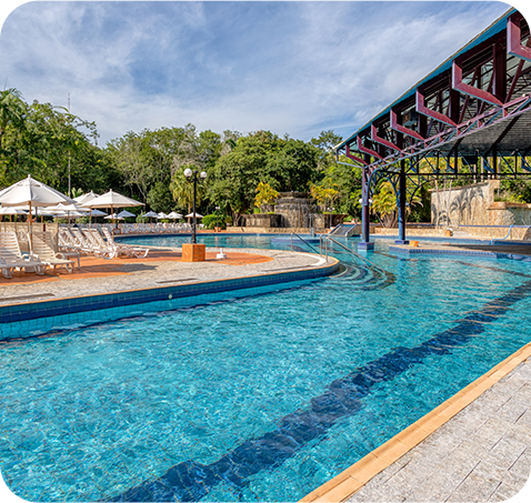 Piscina ao ar livre em Jurema Águas Quentes