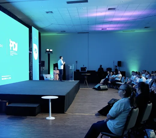 Palestra no centro de convenções de Jurema Águas Quentes