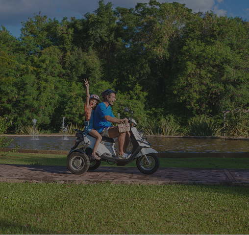 Bicicleta e triciclo