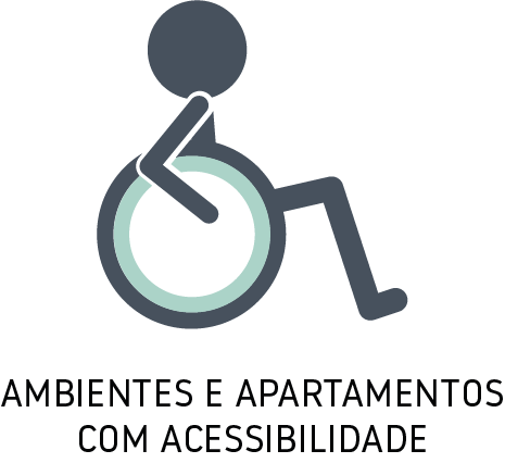 ambientes e apartamentos com acessibilidade