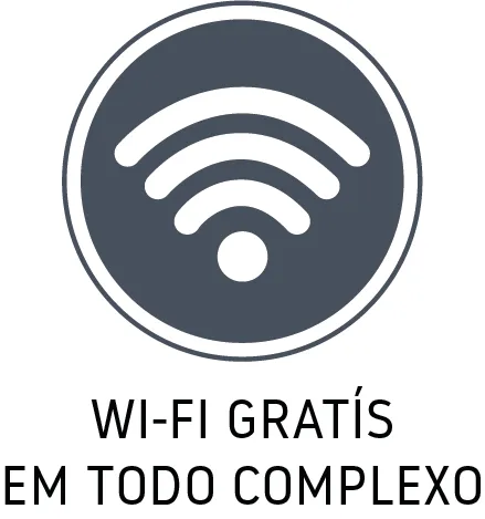 wi-fi gratis em todo complexo